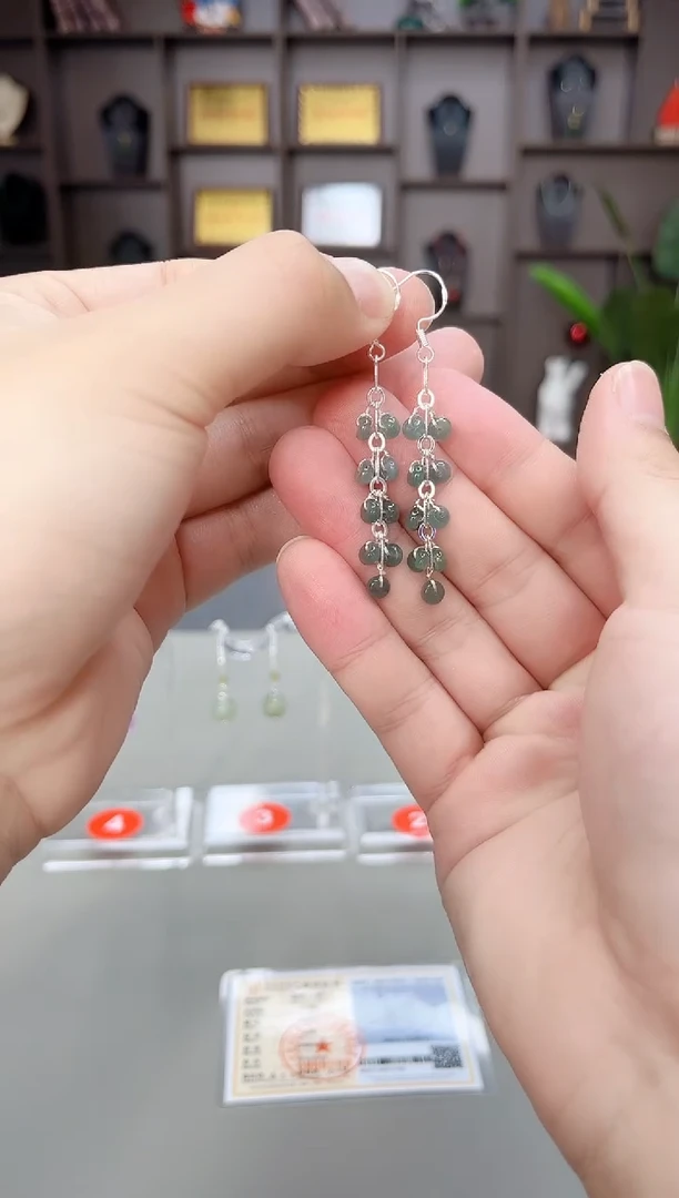 未镶嵌翡翠耳饰911000