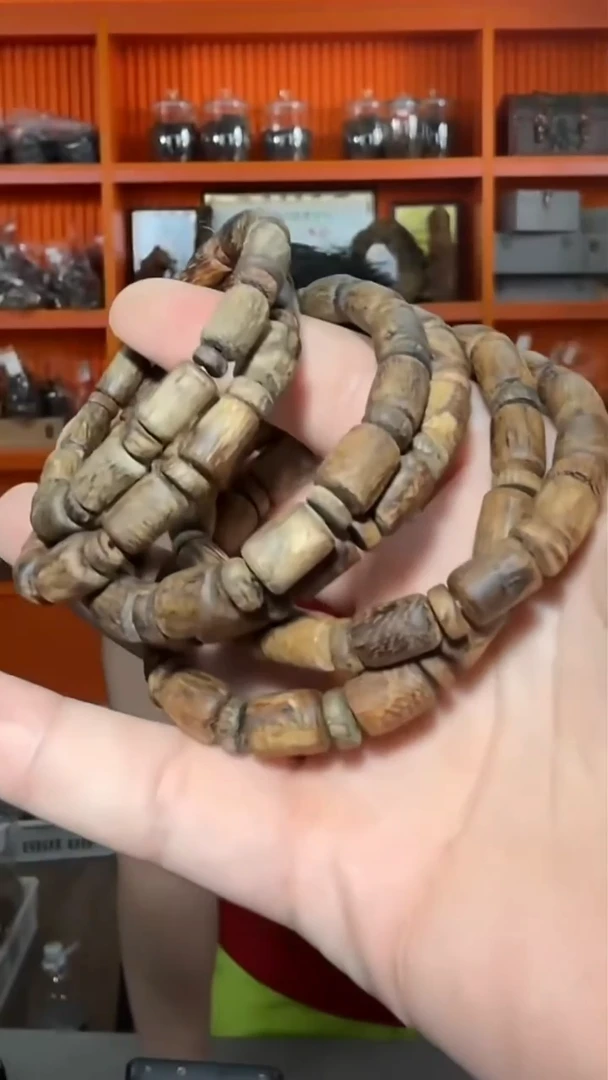 沉香手串34号单圈多样性发一