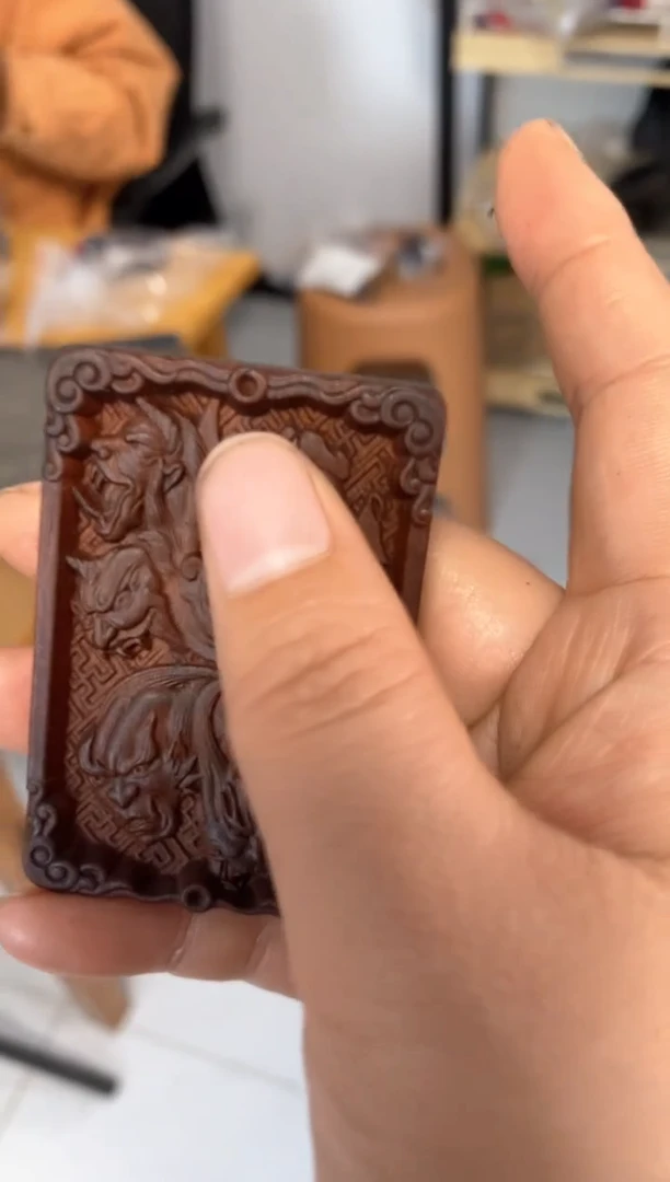 【闪购商品】枣木枣木钟馗法相天师纳福随机