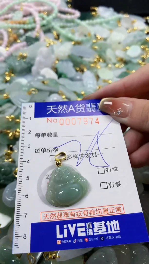 颈饰未镶嵌翡翠天然A货翡翠
