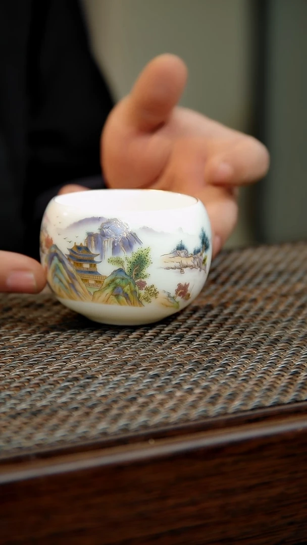 【闪购商品】紫砂茶壶瓷器杯 山水