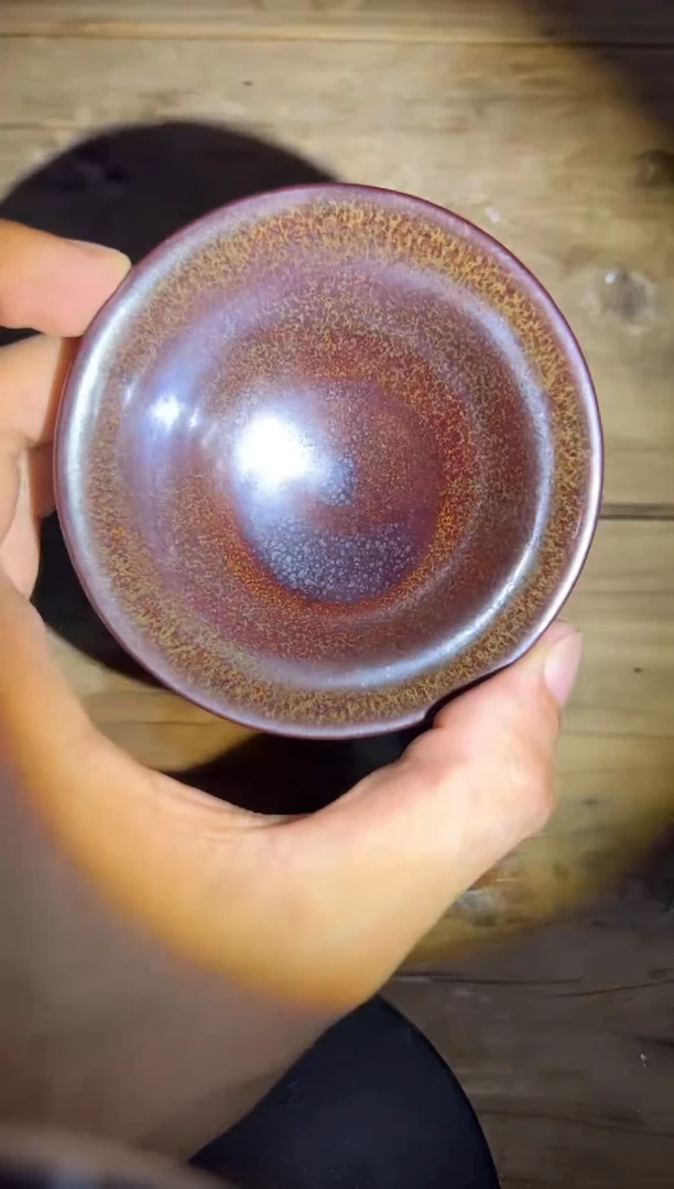 茶盏老木头精品柴烧158