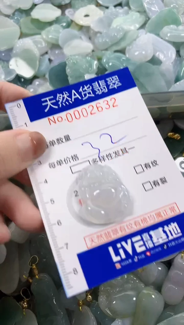 颈饰未镶嵌翡翠天然A货翡翠