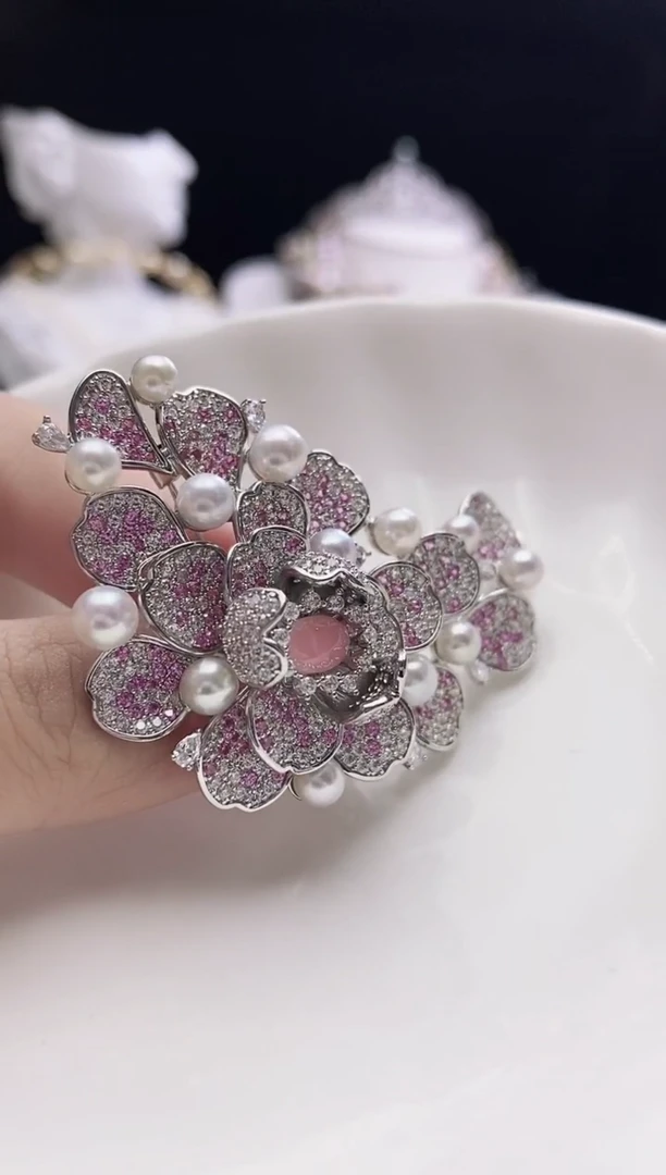 未镶嵌胸针海水珍珠海水akoya珍珠胸针