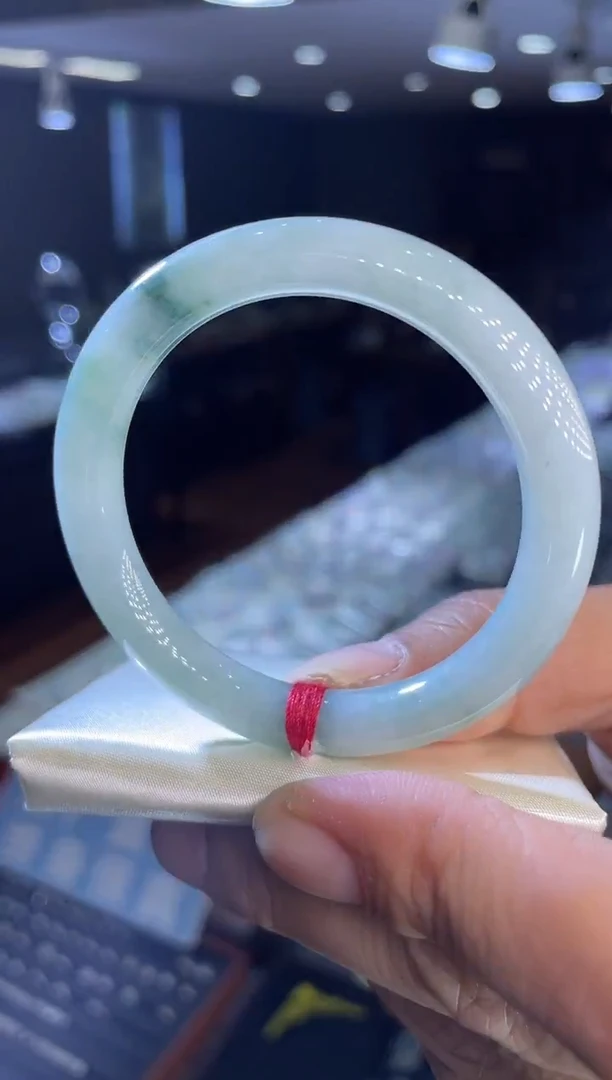 未镶嵌手镯翡翠圆条50-51