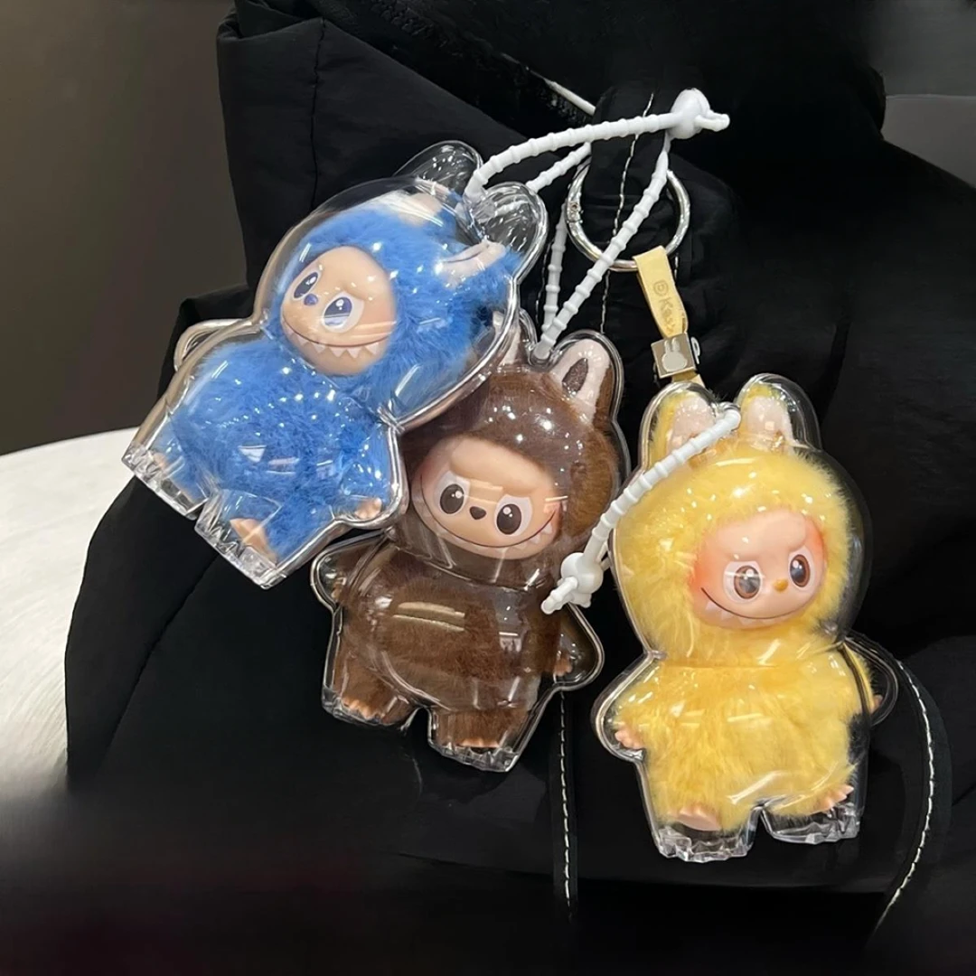 泡泡玛特4.0心底密码保护壳labubu4代mini硬壳保护罩娃娃收纳盒