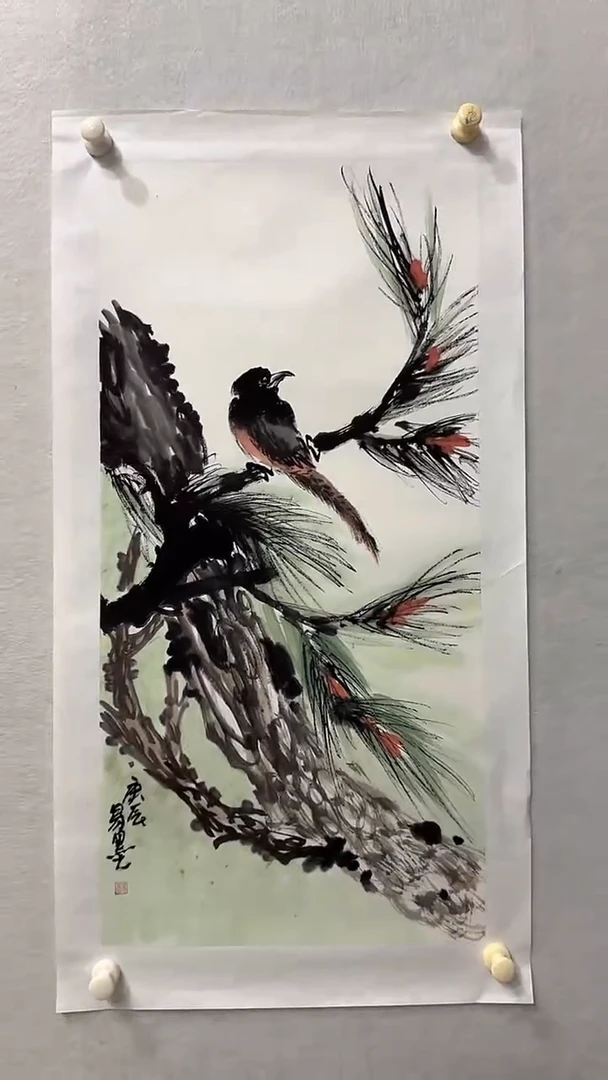 国画李贵老师绘画精品-2平尺精品花鸟