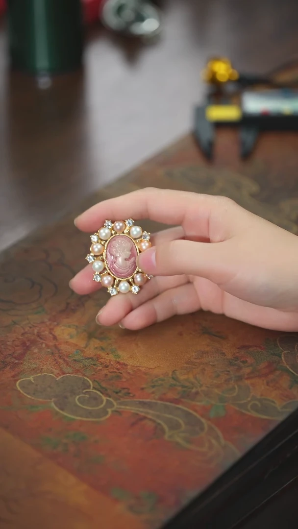 【闪购商品】淡水珍珠胸针未镶嵌伊丽莎白