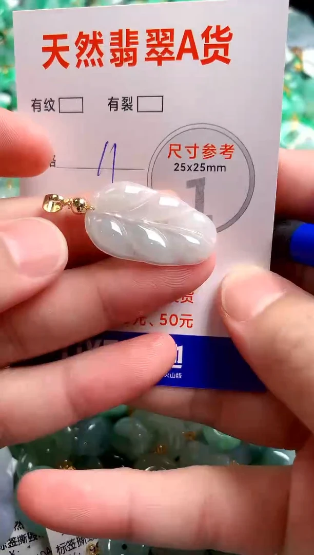 翡翠未镶嵌颈饰13004629