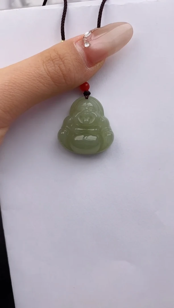 【闪购商品】和田玉吊坠(赠链)未镶嵌5555微色差T