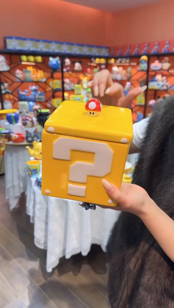 瓷片@@问号陶瓷储物收纳罐