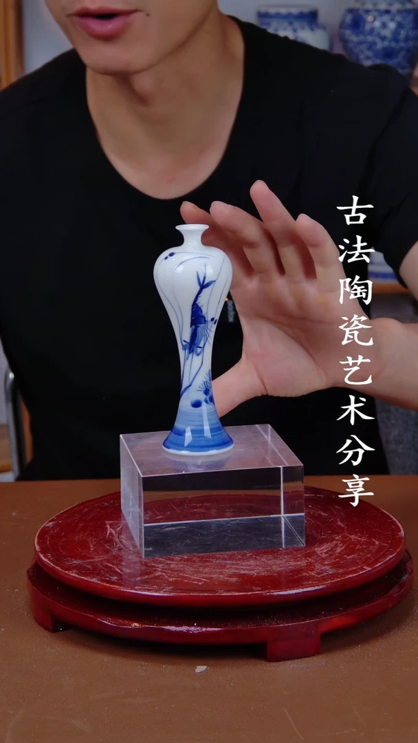 瓶景德镇手工手绘陶瓷摆件4