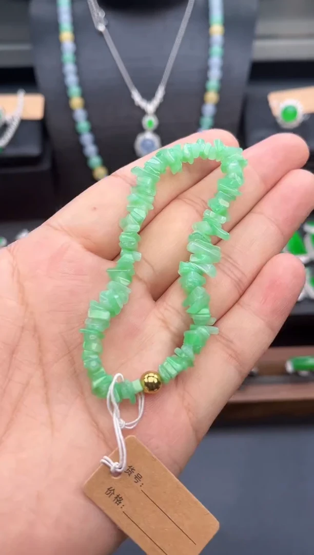 合金手串翡翠多人