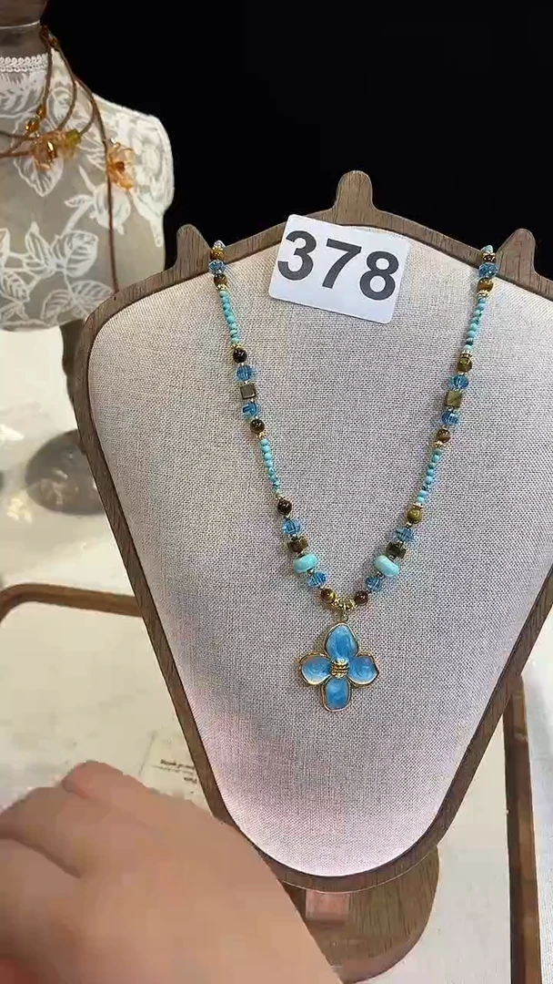 项链钛钢淡水珍珠378