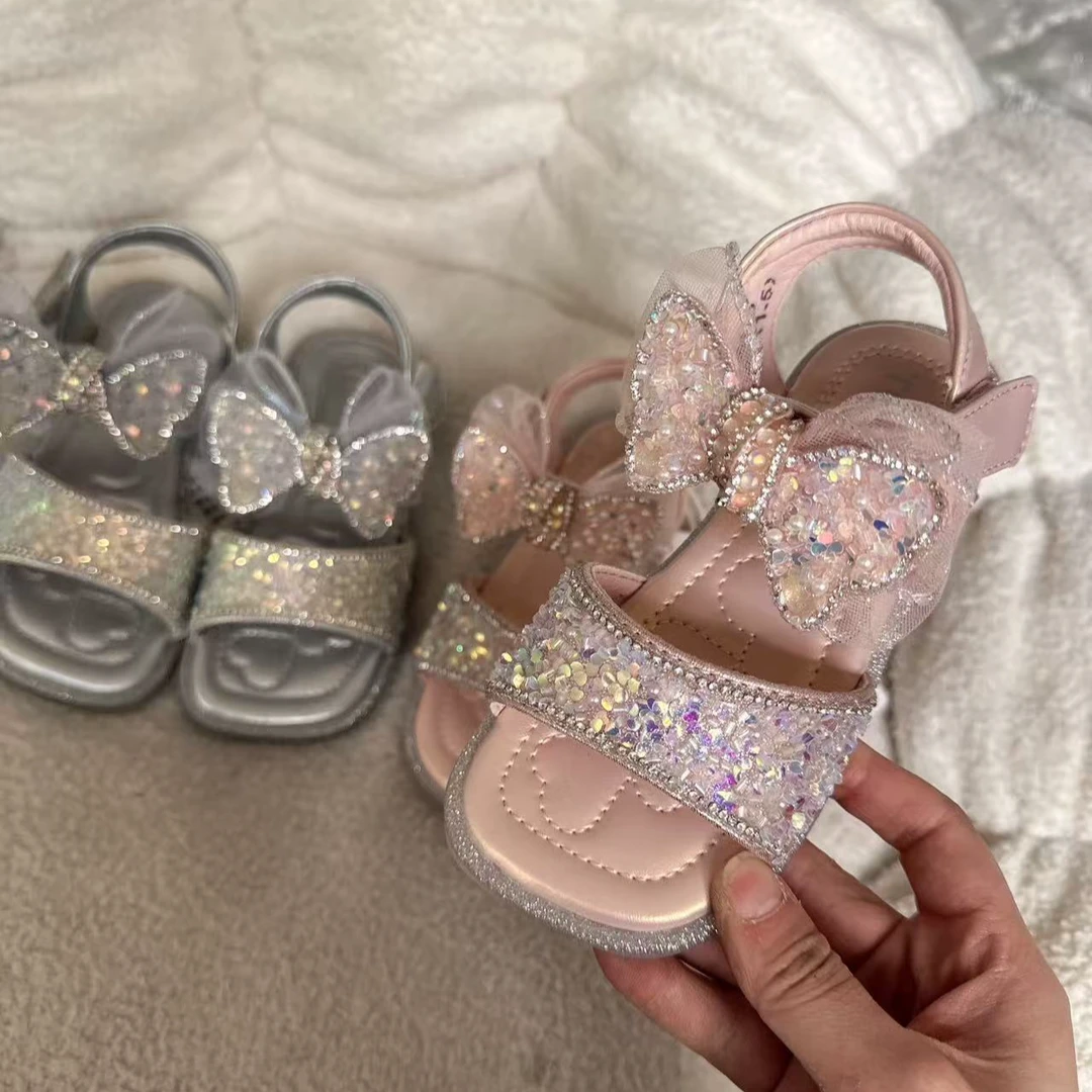 6636115库儿儿童时尚百搭舒适公主凉鞋