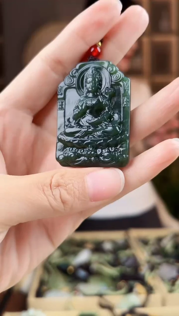 颈饰未镶嵌和田玉拍一发一，多样性发货
