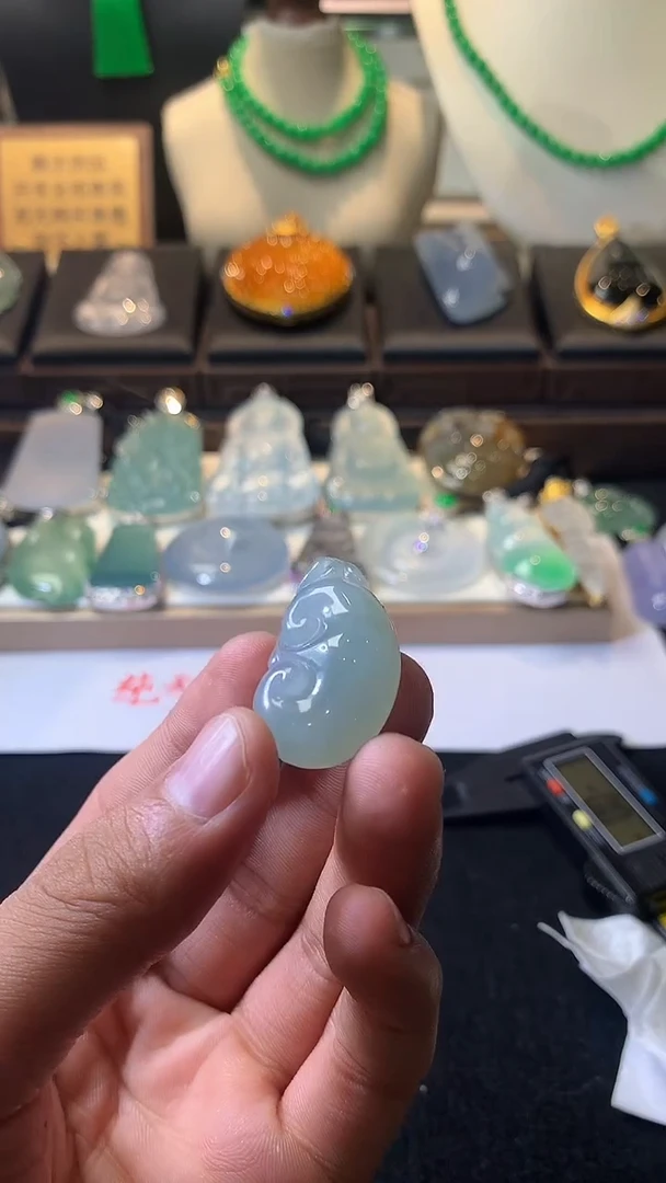 未镶嵌定制翡翠幸***～5044毛货不退不换