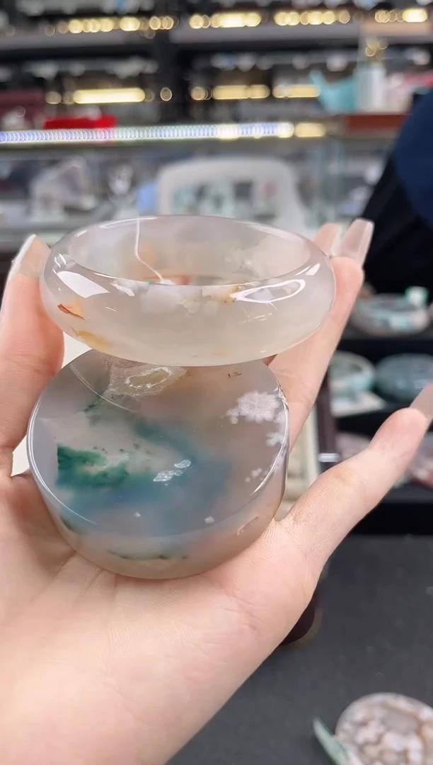 未镶嵌手镯石英质玉61圈口 （赠品镯心）3885093