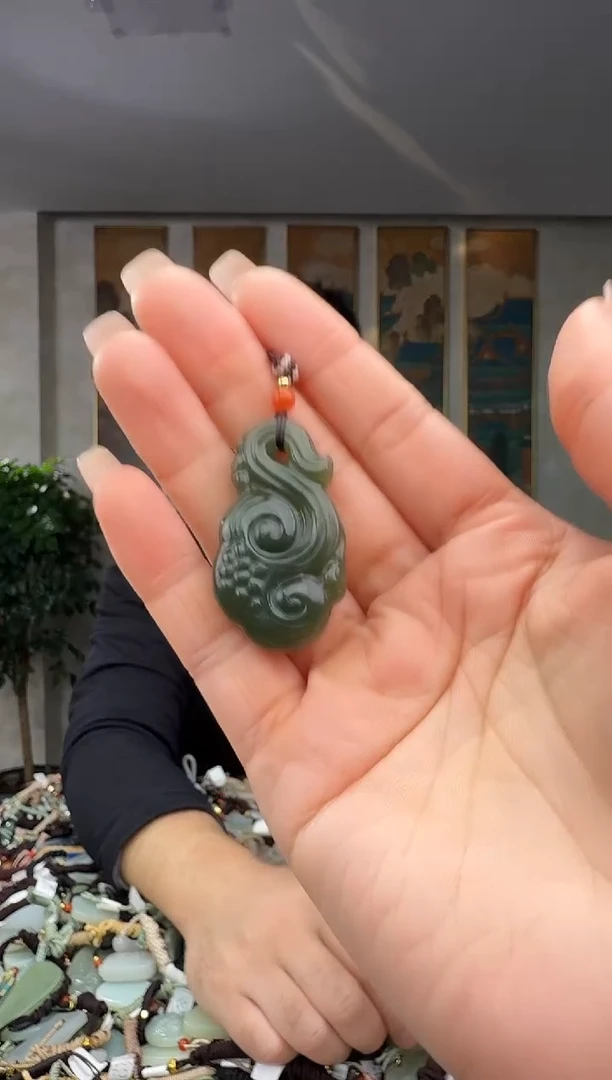 颈饰未镶嵌和田玉拍一发一多样性发货