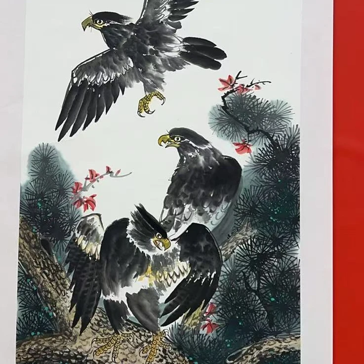 橱窗展示/文峰艺术展厅/孙庆华老师/宣纸国画/带证书带授权