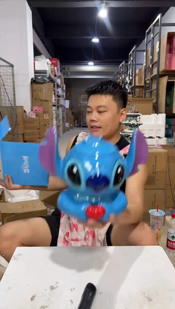 瓷片原盒史迪仔比心储物罐