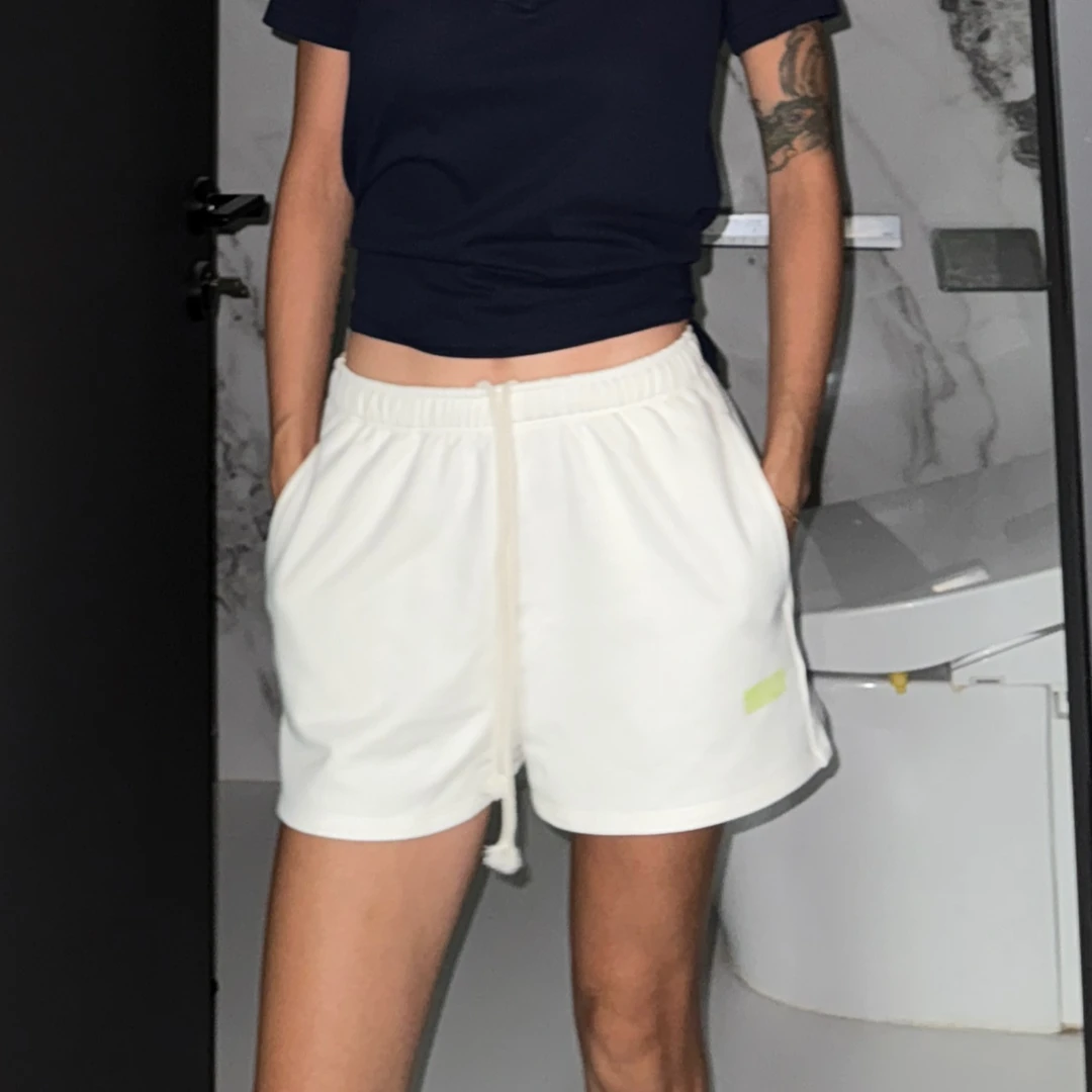 2025夏字母印花系带休闲短裤25080