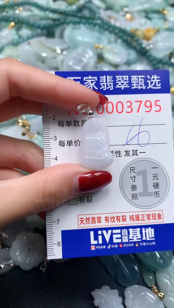 颈饰未镶嵌翡翠3795