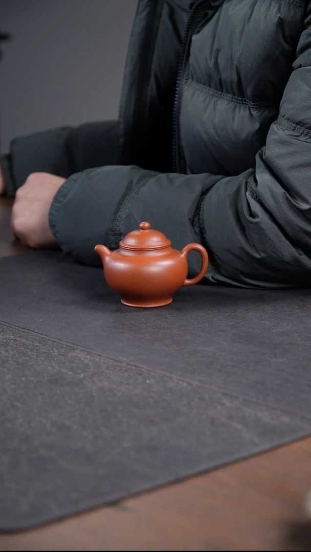 茶壶紫砂小掇·110cc·乾隆朱泥