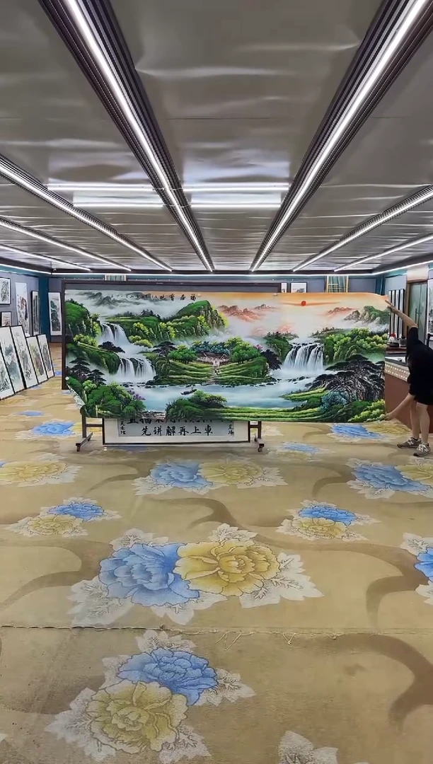 绘画绘画Y-刘雪红-大丈二-山水画