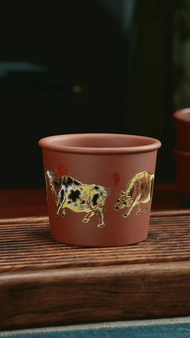 【闪购商品】紫砂茶杯牛牛牛牛牛