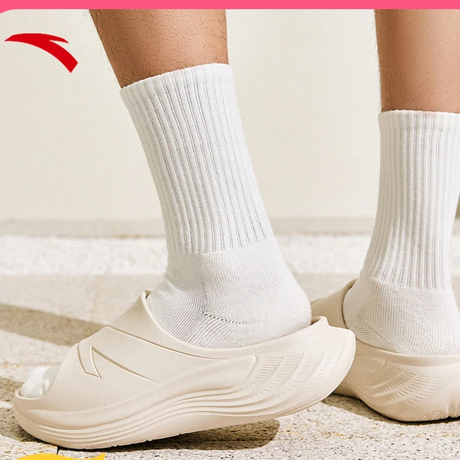 【618爆款】安踏运动拖鞋男款女款夏季玩水轻便休闲软底沙滩拖鞋