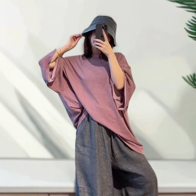 韩国夏季短袖T纯色