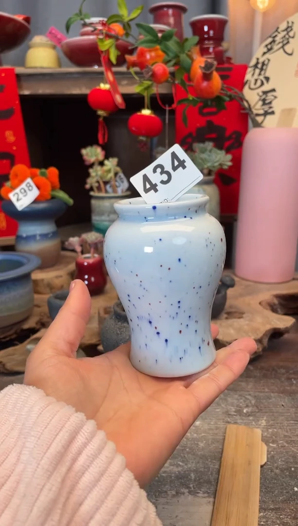 【闪购商品】摆件434知木小芳花盆