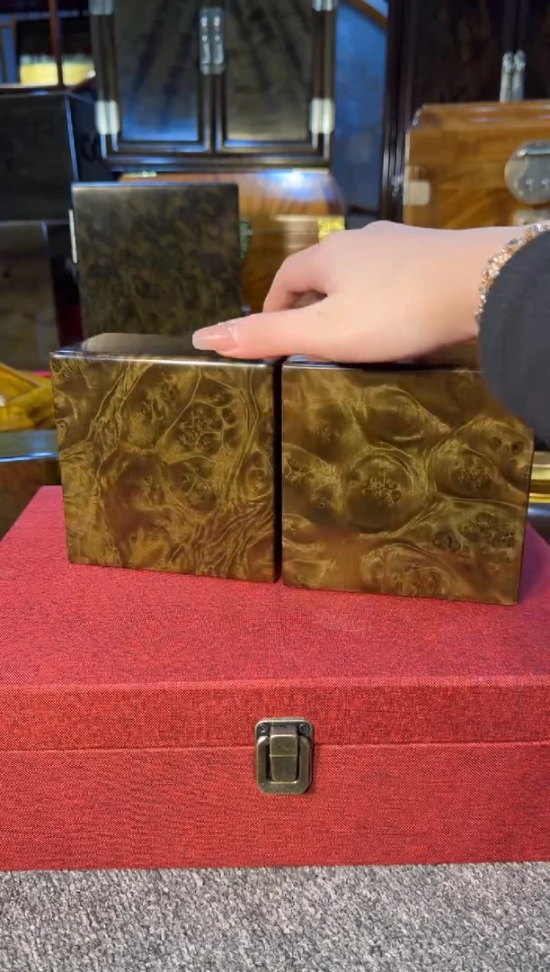 【闪购商品】乌木类成套家具阴沉乌木对盒