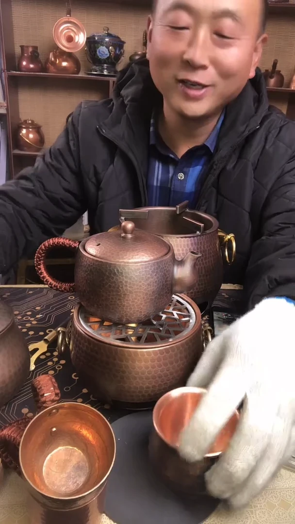 贵金属紫铜铜 铜壶
