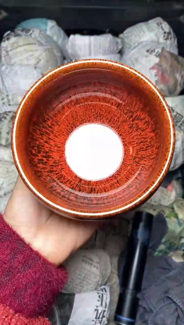 【闪购商品】茶盏红毫 盏三疯建盏茶器