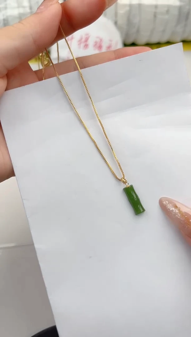 【闪购商品】和田玉颈饰未镶嵌1颜色微差无瑕