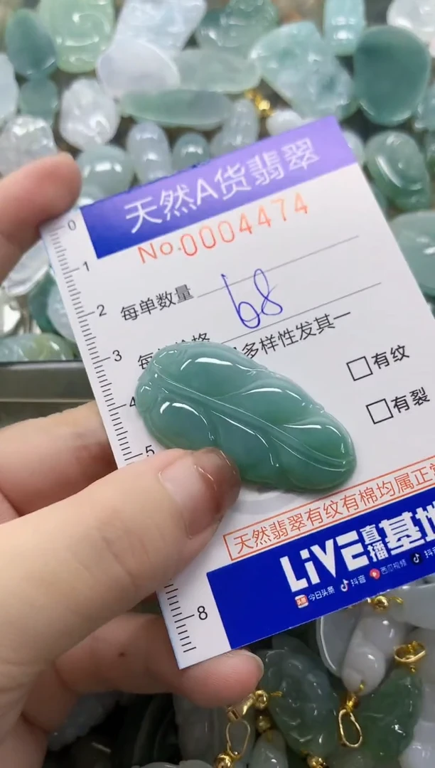 颈饰未镶嵌翡翠天然A货翡翠