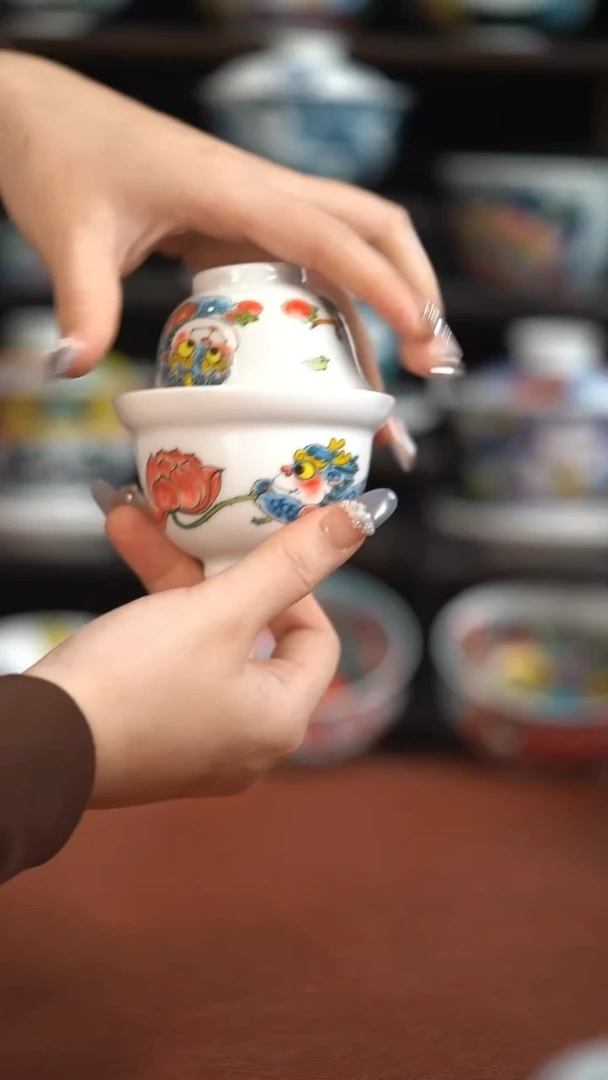 昨明小盖碗+压手（宠粉福利）