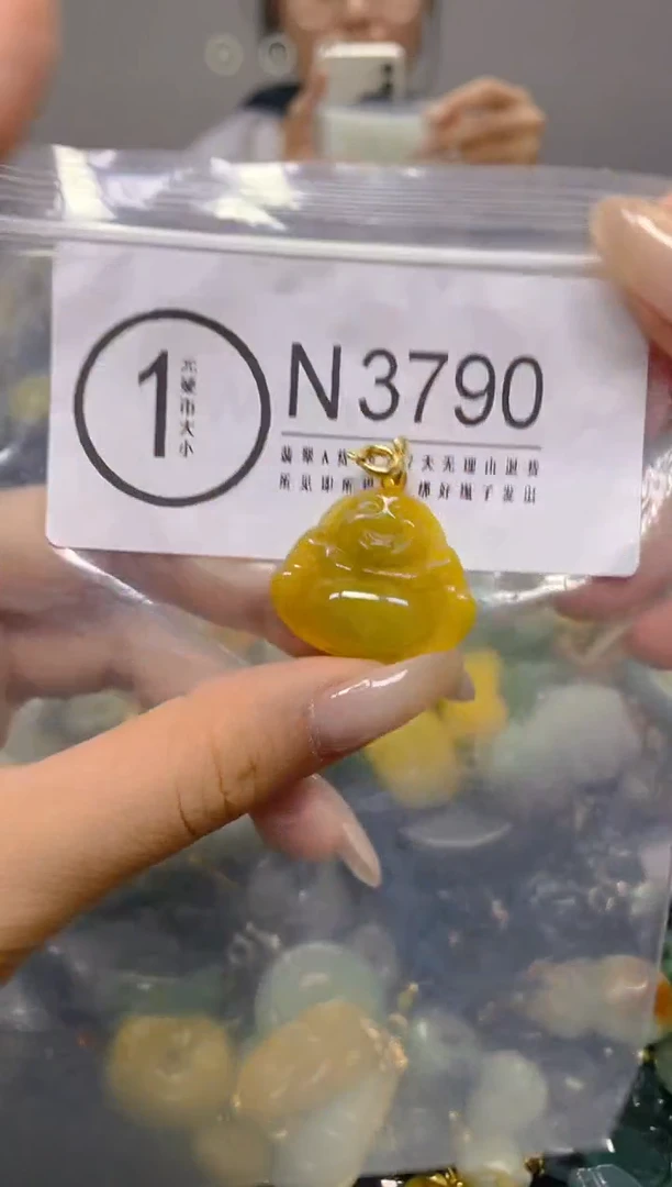 颈饰未镶嵌翡翠/ N /翡翠A货，一件也是批发价
