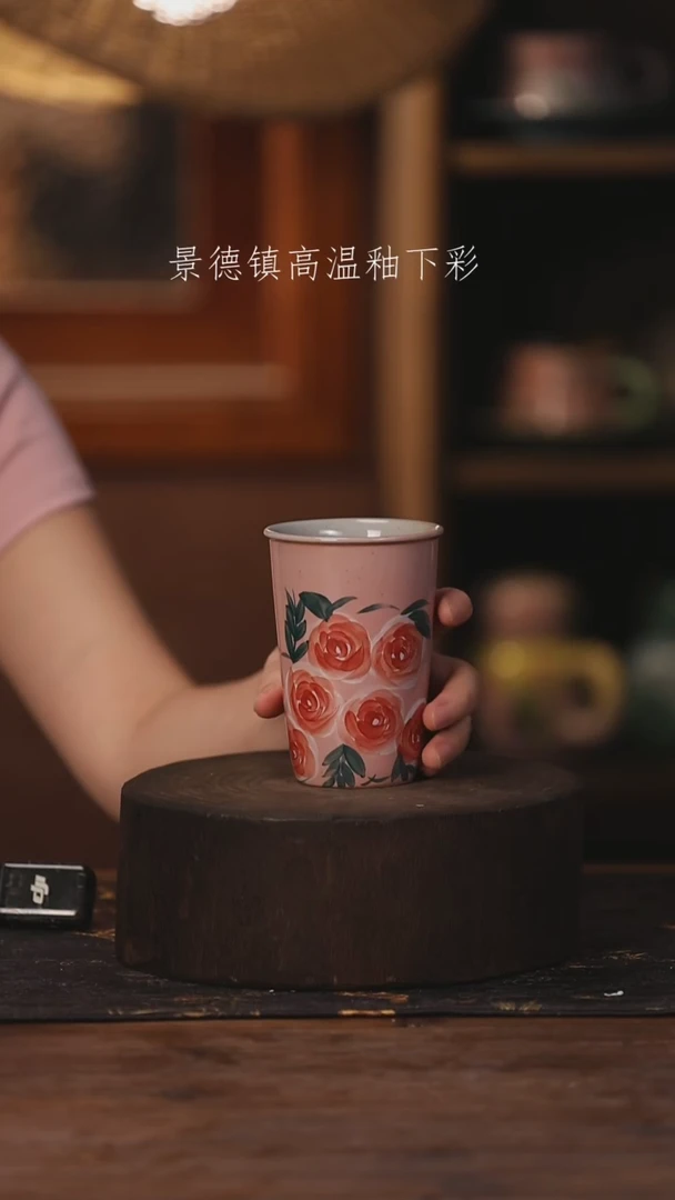 陶瓷景德镇高温釉下手绘陶瓷146