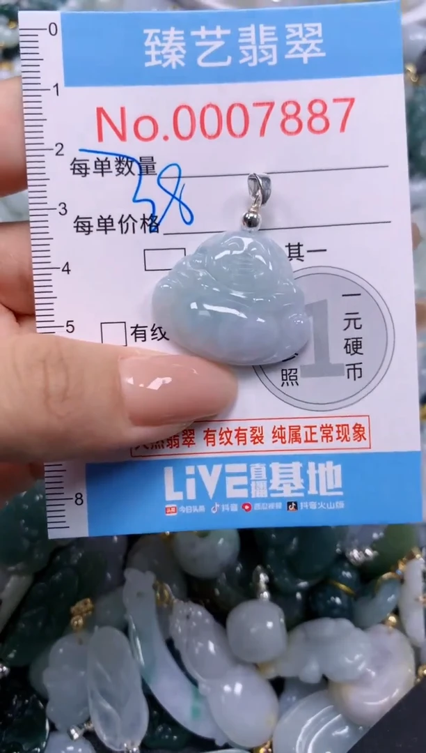 颈饰未镶嵌翡翠7887