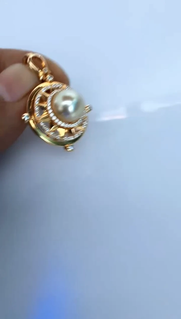 【闪购商品】海水珍珠颈饰银S925镶嵌吊坠