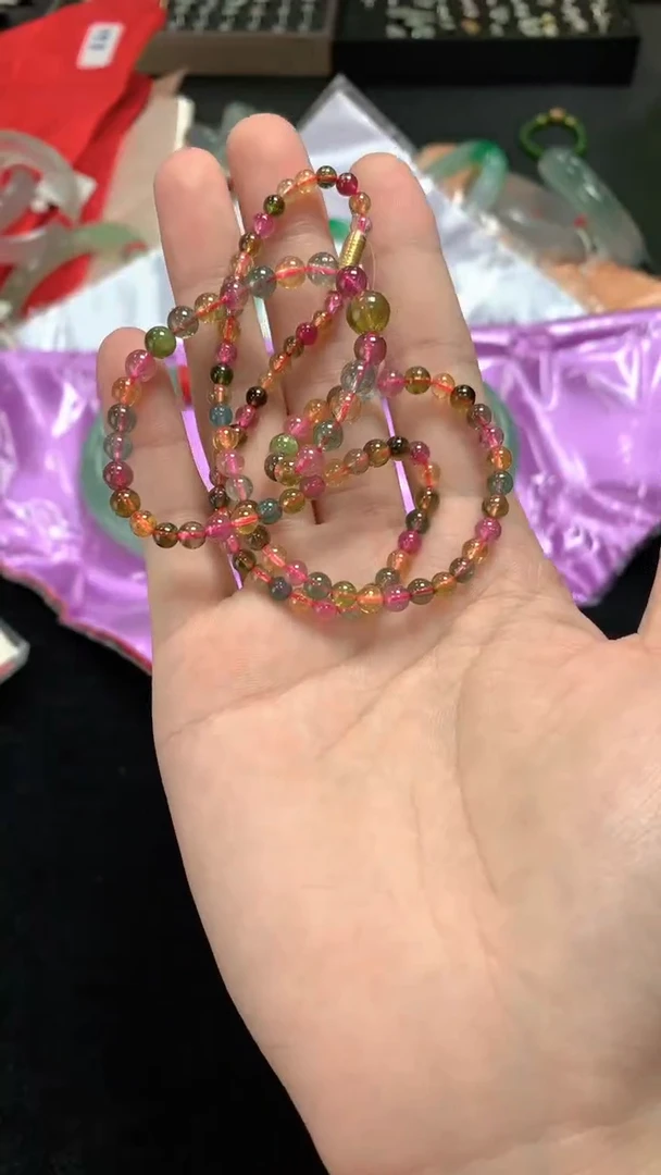 【闪购商品】碧玺颈饰未镶嵌118HS12链