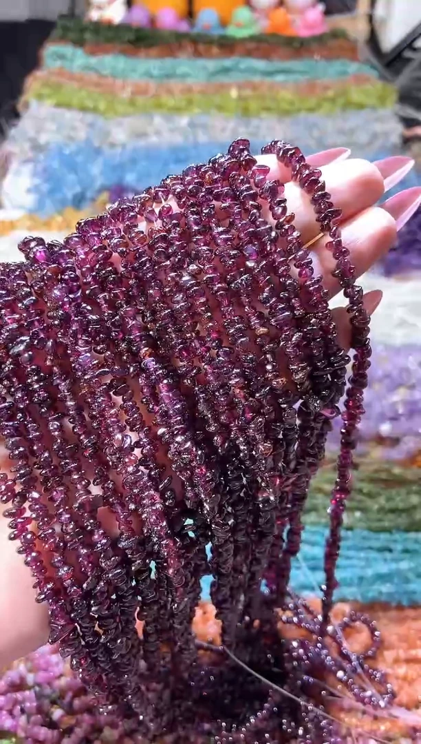 水晶珠宝半成品未镶嵌紫牙