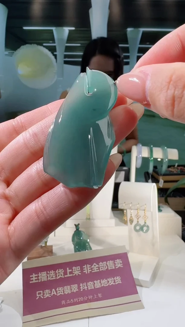 翡翠未镶嵌吊坠(不含链)形意