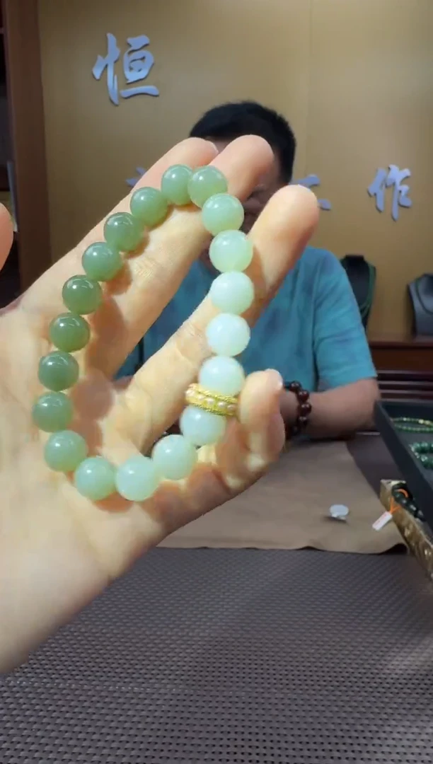 和田玉未镶嵌颈饰手串9-10