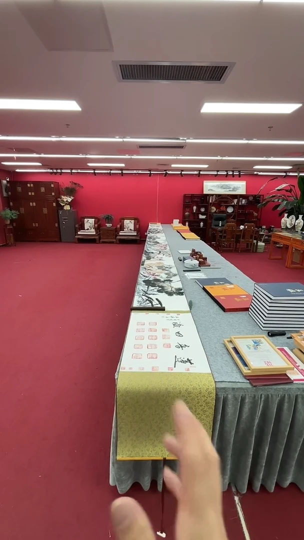 国画莲香四溢十米