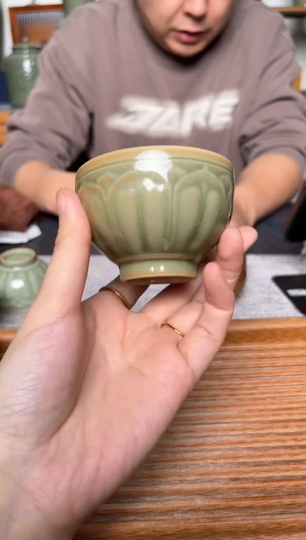 【闪购商品】其他耀州窑禅定莲瓣杯