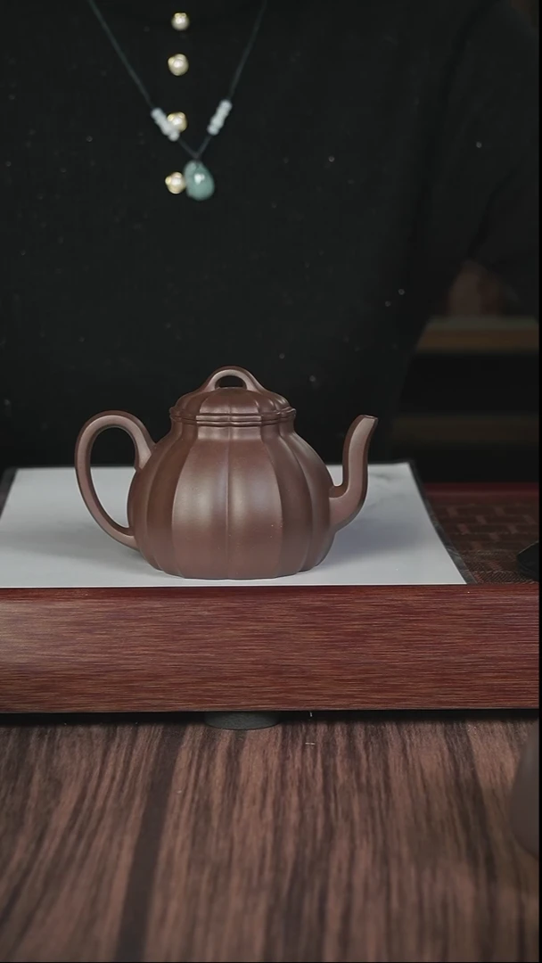 【闪购商品】紫砂茶壶筋纹 底槽清  水仙